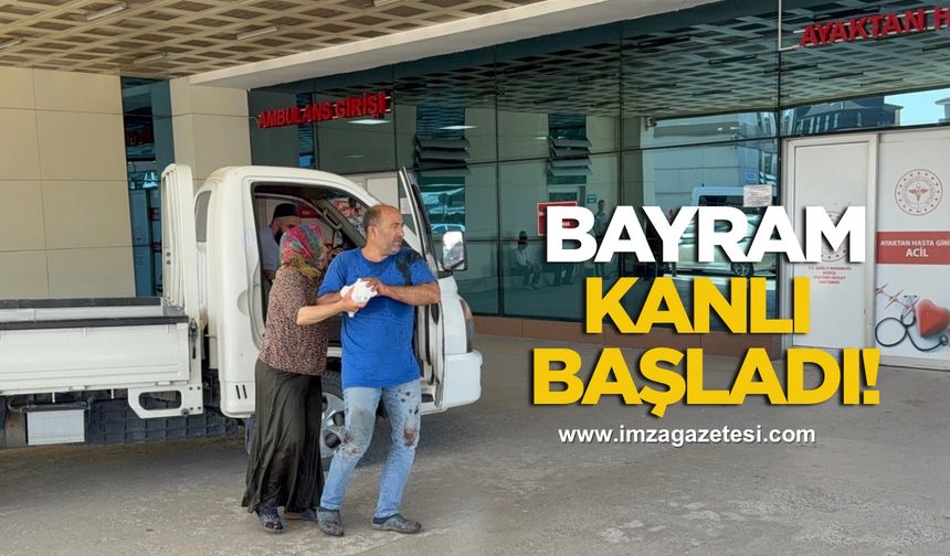 Bıçak Kaydı, Hayvan Çarptı… Acil Servisler Doldu Taştı!