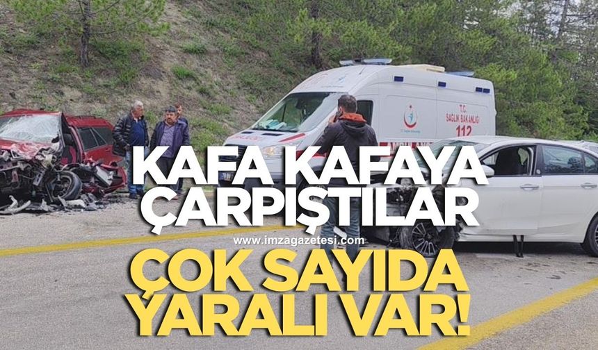 Karabük-Bartın yolunda meydana gelen kazada can pazarı! Çok sayıda yaralı
