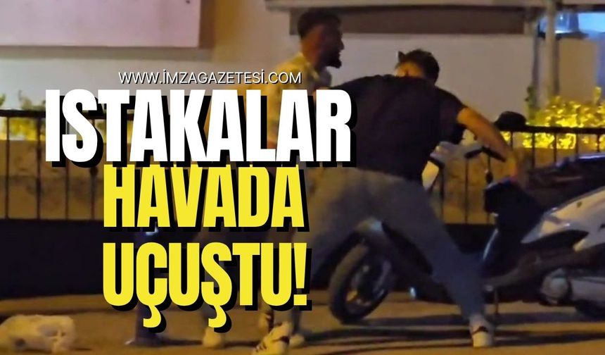 Istaka, tekme ve yumruklar havada uçuştu!