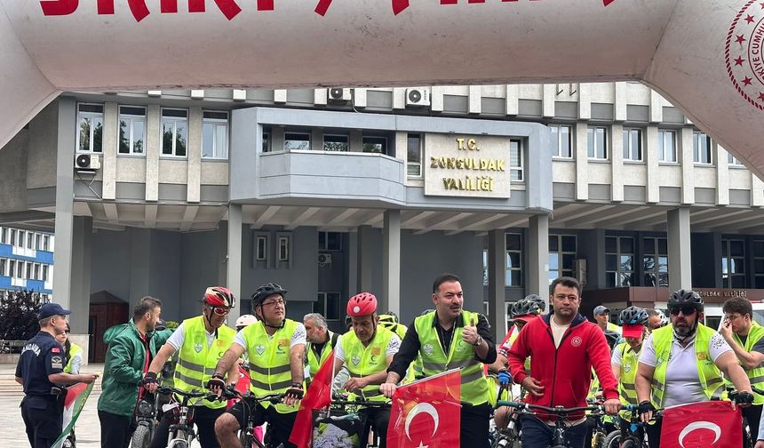 Zonguldak’ta Yeşilay Bisiklet Turu...Sağlıklı Yaşam ve Bağımlılıkla Mücadele İçin Pedallar Döndü!