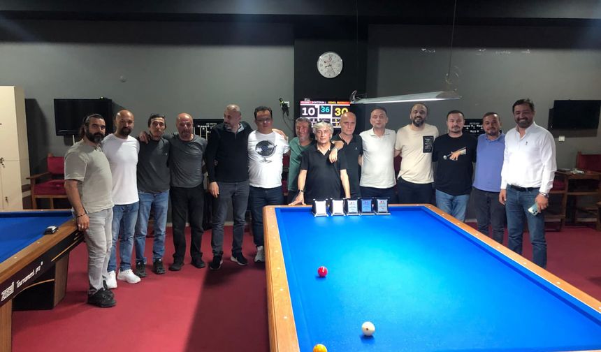 Özel 3 bant bilardo tablosu tamamlandı!