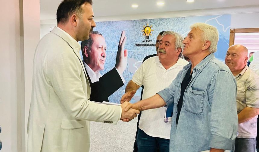 Muhtarlardan AK Parti İl Başkanı Çağlayan’a Ziyaret...