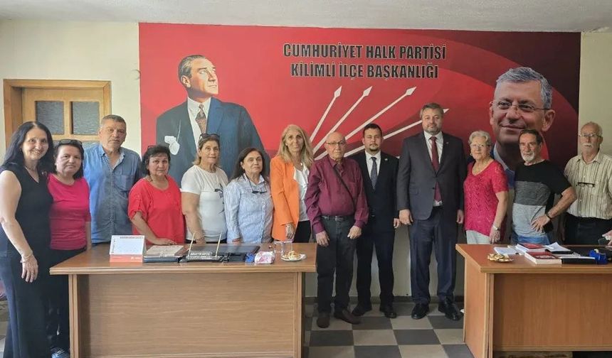 CHP KİLİMLİ İLÇE TEŞKİLATI BAYRAMLAŞMA PROGRAMINDA BULUŞTU