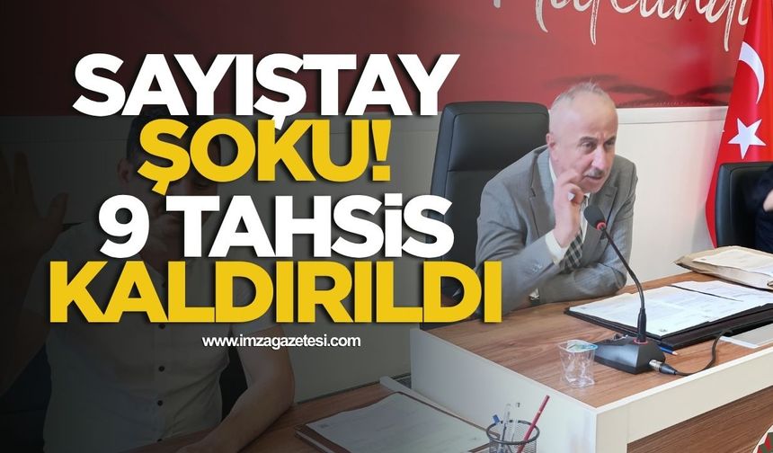 Sayıştay Şoku! 9 Tahsis Kaldırıldı...