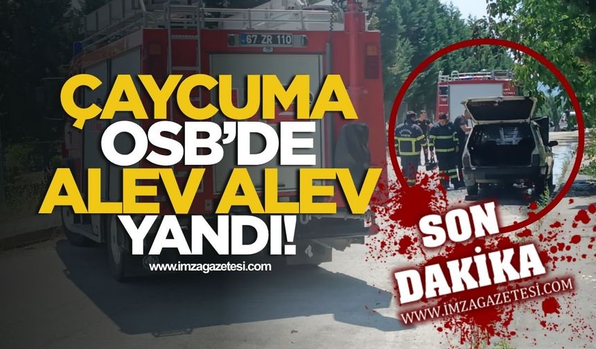 Çaycuma OSB'de Alev Alev Yandı!