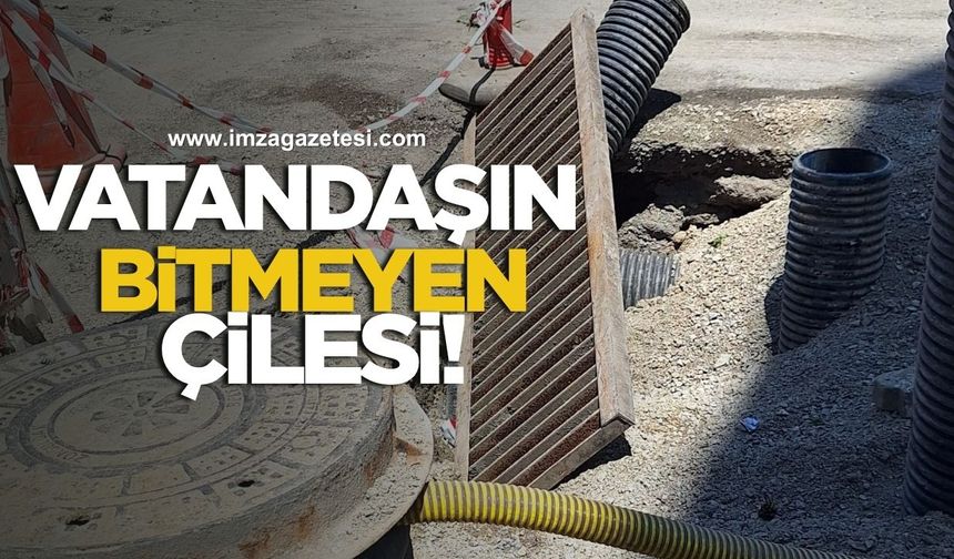 Cumhuriyet caddesinde neler oluyor böyle? Vatandaşın çilesi ne zaman son bulacak?
