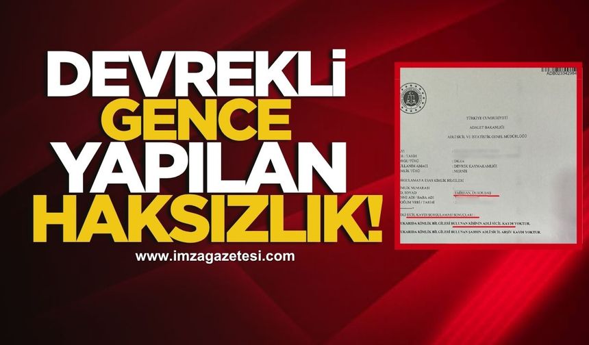 Devrekli Genç Emirhan Durdubaş’a Yapılan Haksızlık!