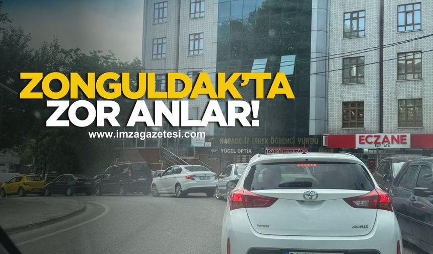 Her Gün Aynı Manzara! Zonguldak’ta Trafik Çilesi Bitmiyor!