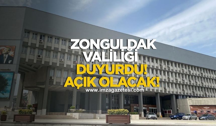 Zonguldak Valiliği Duyurdu! YKS Günlerinde Nüfus Müdürlükleri Açık Olacak...