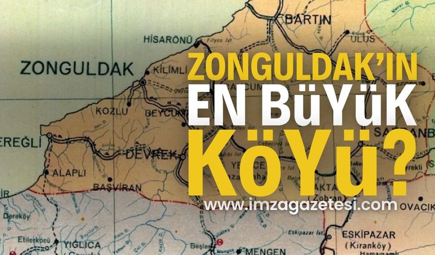 Zonguldak'ın En Büyük Köyü! | Zonguldak haber