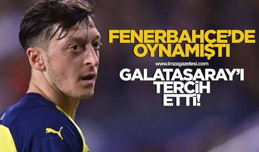 Zonguldaklı ünlü futbolcu Mesut Özil, 'Galatasaray' dedi!