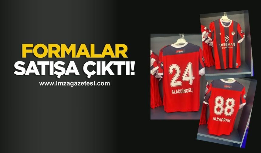 Futbolcuların forması satışa çıktı!