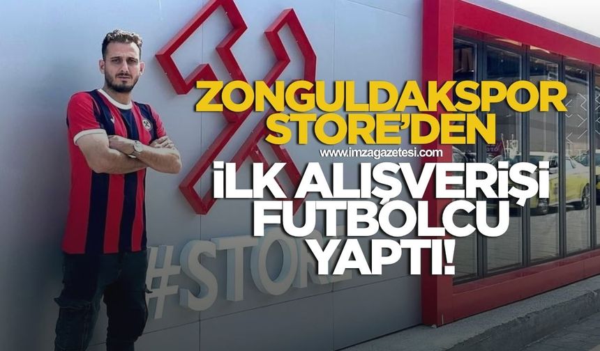 Zonguldakspor FK Store'den ilk alışverişi futbolcu Aykut Emre Yakut yaptı