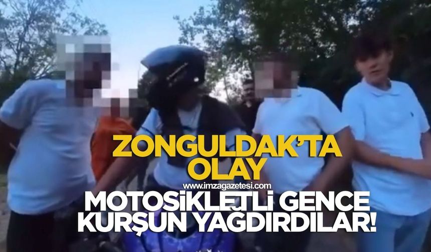 Zonguldak'ta olay! Motosikletli gence kurşun yağdırdılar