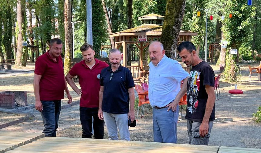 Gökçebey Belediyesi'nden Atatürk Kent Ormanı'na Yeni Dokunuşlar...