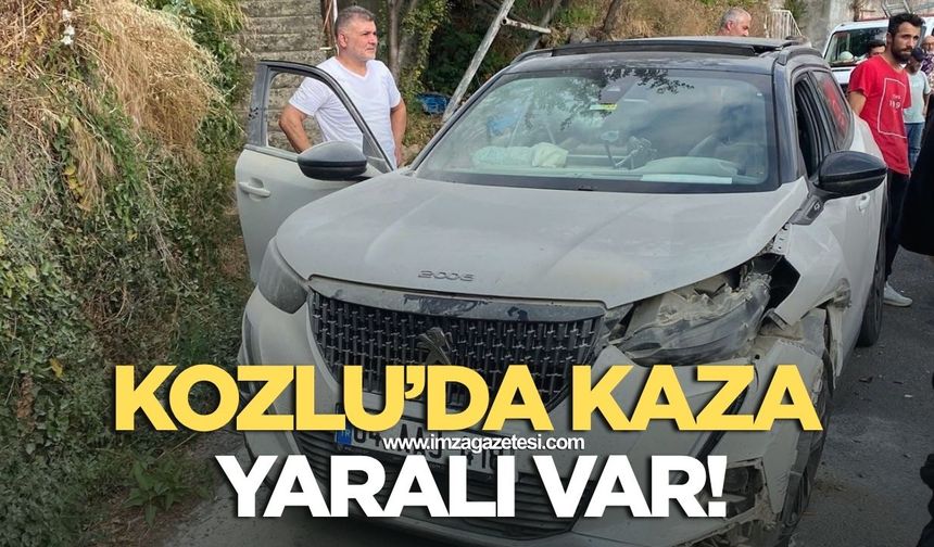 Kozlu'da kaza! Yaralı var