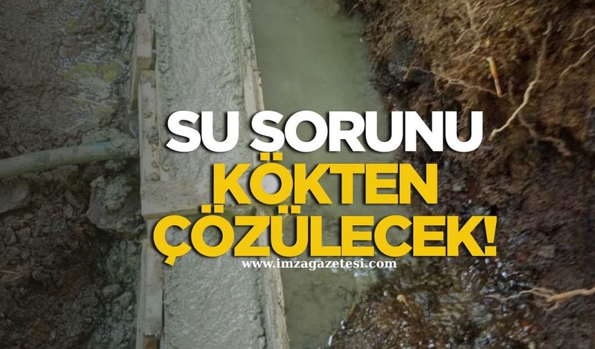 Mahallelerde yeni su depoları ve kilometrelerce boru hattı yapılıyor!