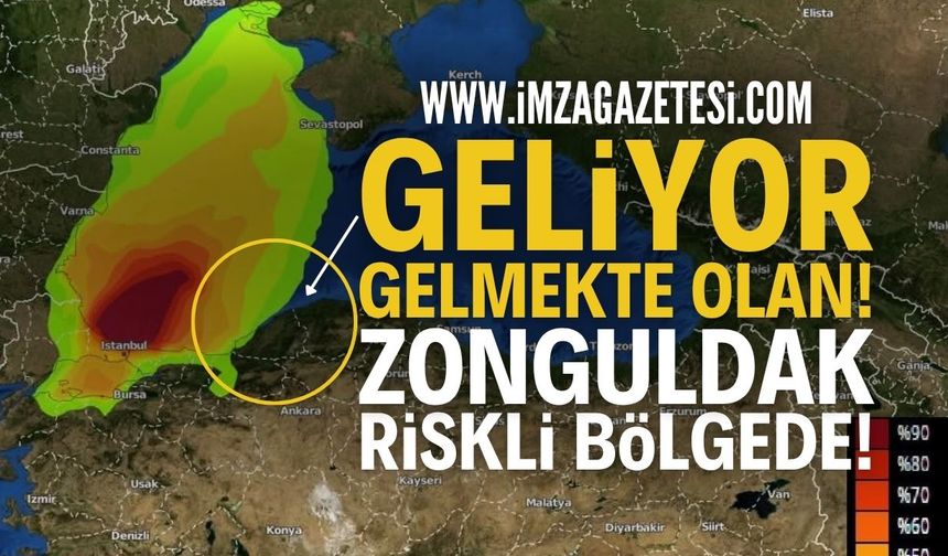 Alman modeli ICON Uyardı: Zonguldak Risk Bölgesinde