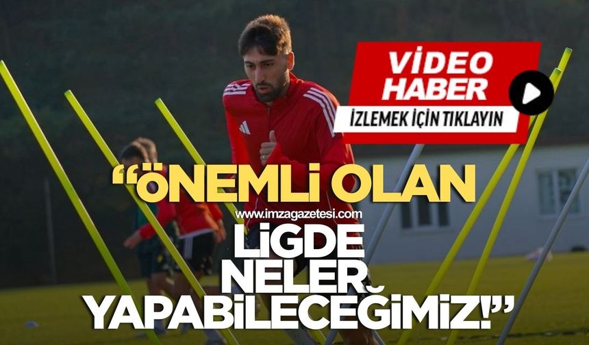 Umut Kerem Ayar, “Önemli olan ligde neler yapacağımız”