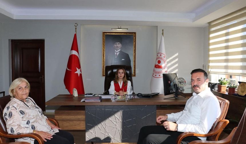 Ak Parti’den Gökçebey Kaymakamına Ziyaret...