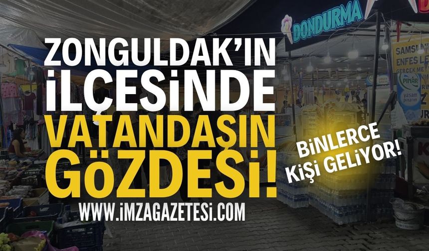 Zonguldak Kozlu Yaz Panayırı Vatandaşın Gözdesi!