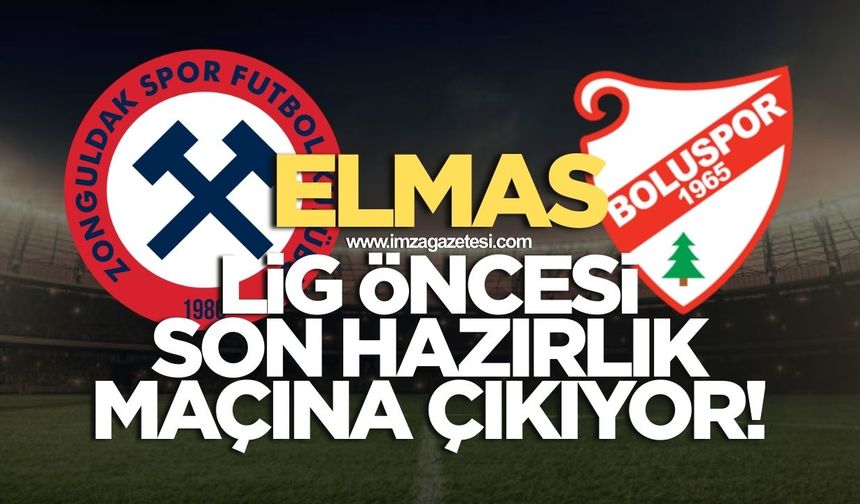 Zonguldakspor lig öncesi son hazırlık maçına çıkıyor