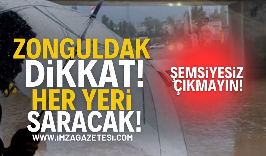 Meteoroloji Uyardı Türkiye'yi Saracak! Şemsiyesiz Çıkmayın!