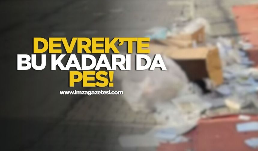 Devrek'te bu kadarı da pes!