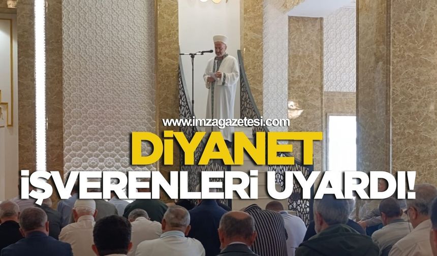 Diyanet İşverenleri Uyardı: Çalışanlarınızın Namazına Engel Olmayın!
