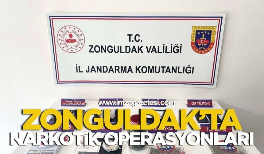 Zonguldak’ta Narkotik Operasyonları: Çok Sayıda Uyuşturucu Madde Ele Geçirildi