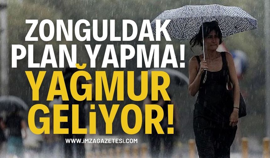 Zonguldak Hafta Sonu İçin Plan Yapma: Yağmur Geliyor!