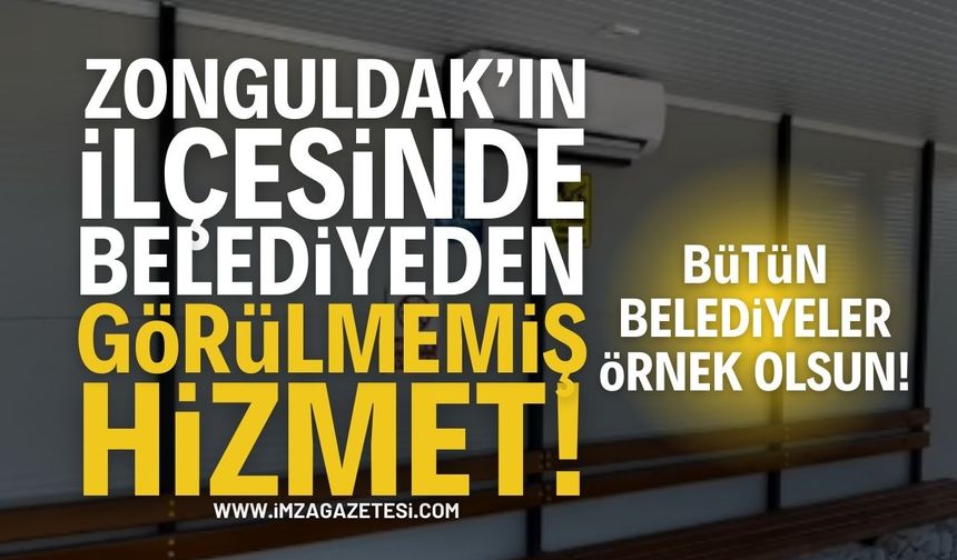 Zonguldak'ın İlçesinde Belediyeden Harika Hizmet!
