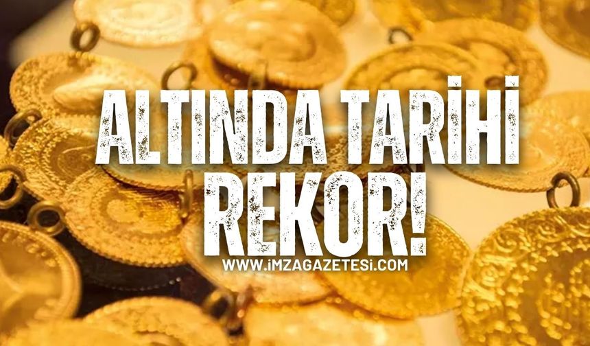 Altında tarihi rekor!