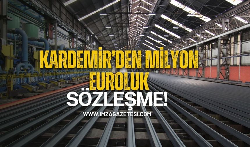 Kardemir'den Milyon Euroluk Ray Satış Sözleşmesi...