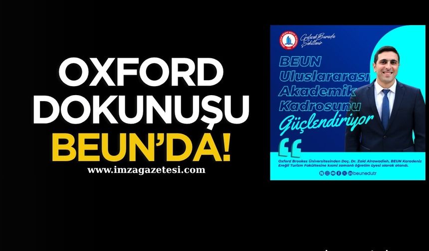 BEUN Uluslararası Akademik Kadrosunu Güçlendiriyor...