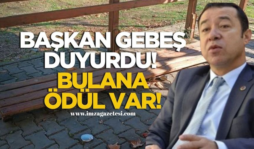 Belediye Başkanı Satılmış Gebeş destek istedi! Bulana ödül verilecek!