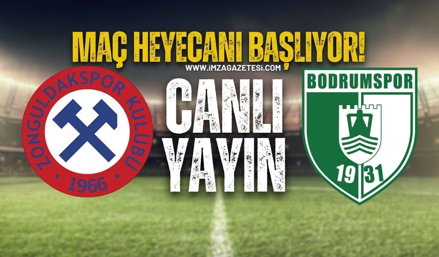 Ziraat Türkiye Kupası'nda Zonguldakspor, Bodrumspor maçı! CANLI YAYIN!