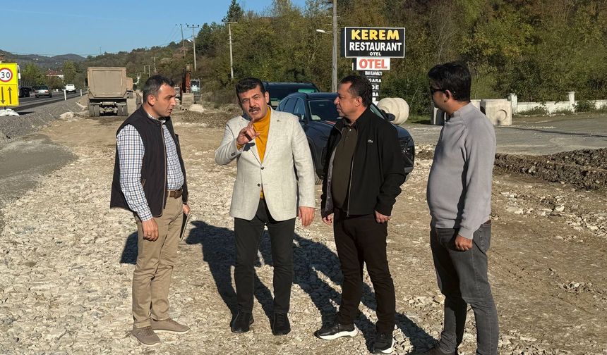 Zonguldak Devrek Karayolunda Çalışmalar Tüm Hızıyla Sürüyor...