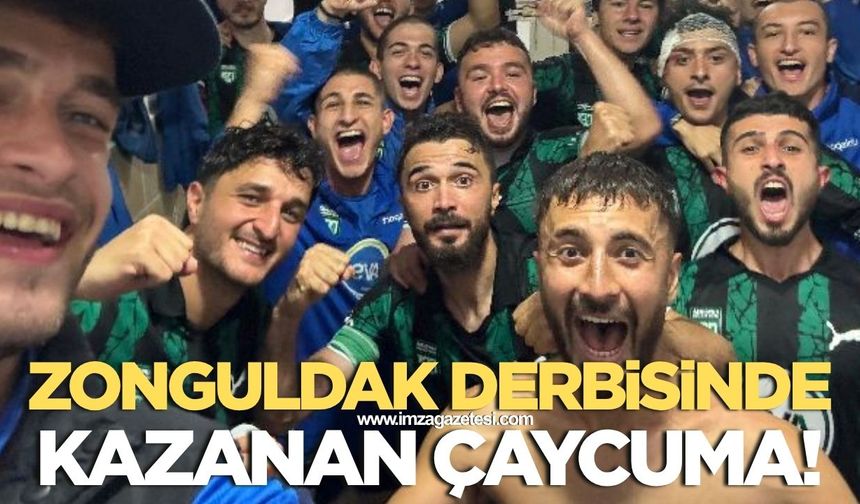 Zonguldak derbisinde kazanan Çaycumaspor oldu