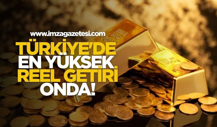 TÜİK de açıkladı! Türkiye'de en yüksek reel getiri külçe altında oldu!