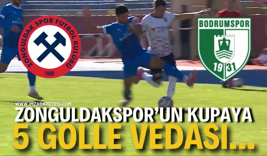 Zonguldakspor'un Kupaya 5 Golle Vedası...