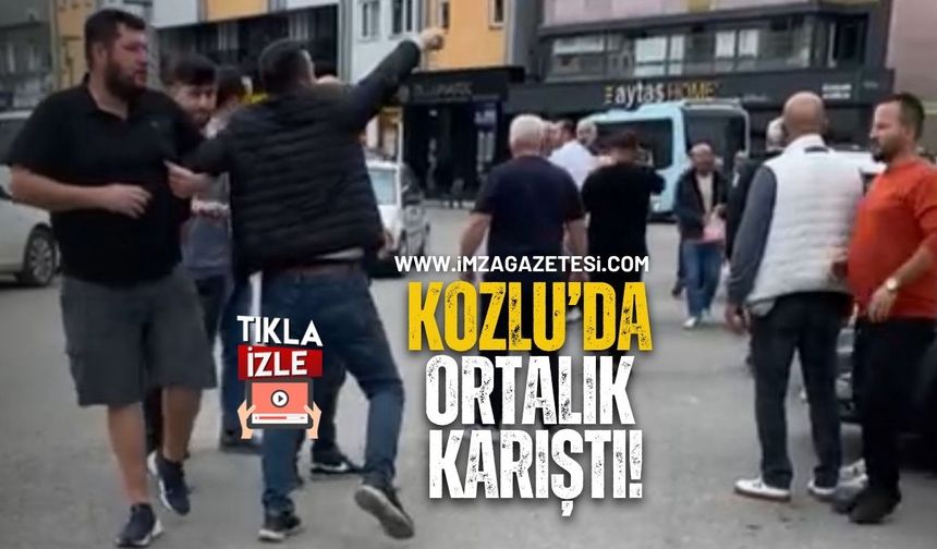 Zonguldak Kozlu'da kavga! Ortalık karıştı!