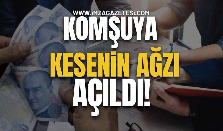Komşuya Kesenin Ağzı Açıldı!