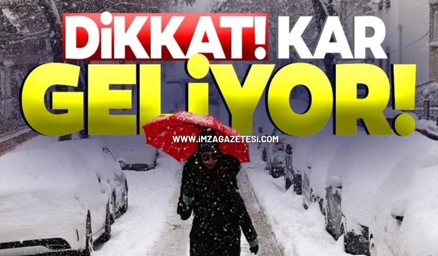 Meteorolojiden Zonguldak, Bartın, Düzce ve Kastamonu İçin Kuvvetli Kar Uyarısı!