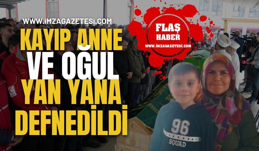 Kastamonu Bozkurt'ta Yürek Burkan Veda... Kayıp Anne Ve Oğul Yan Yana Defnedildi