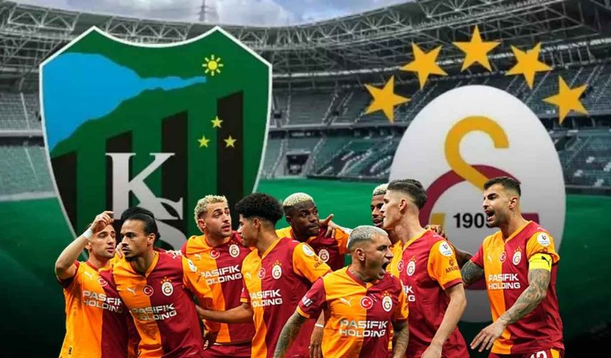 CANLI: Şifresiz Kocaelispor - Galatasaray Maçı Canlı İzle Linki ve Canlı Anlatım
