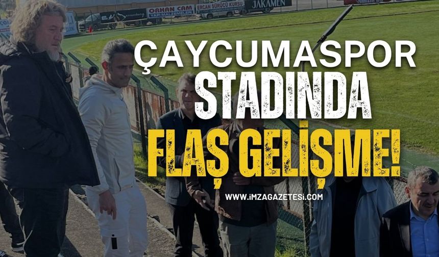Çaycumaspor Stadında Flaş Gelişme!