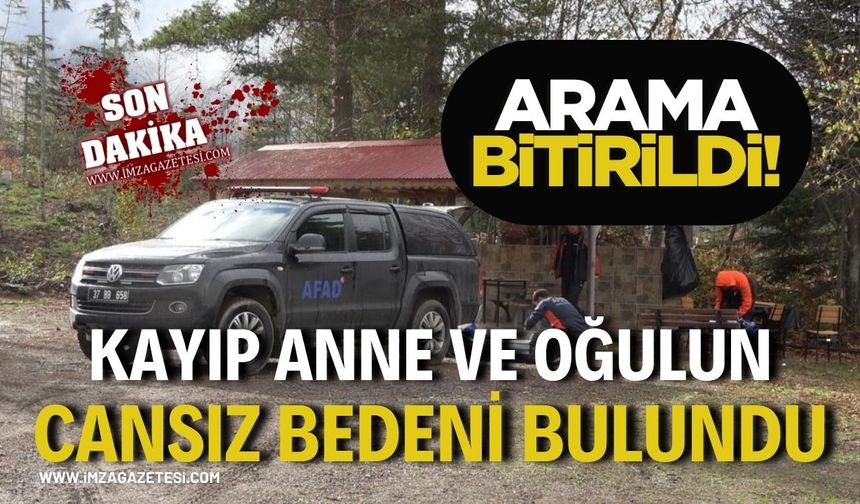 Arama Bitirildi: Kayıp Anne ve Oğulun Cansız Bedeni Bulundu
