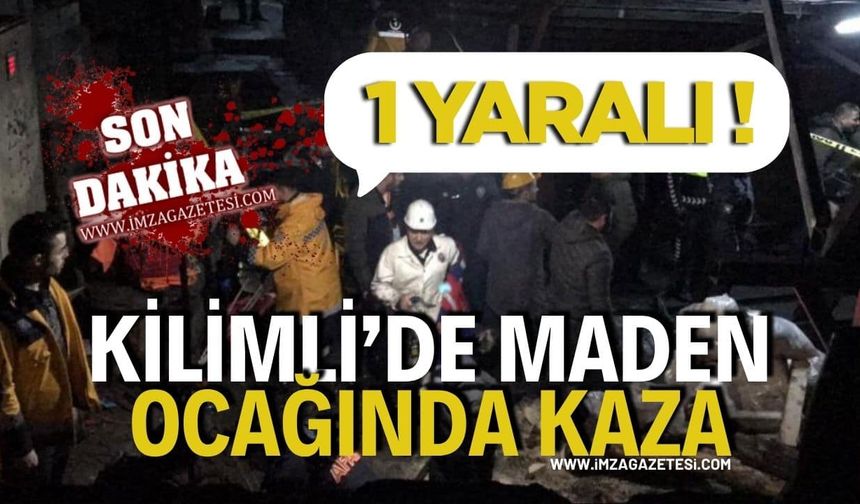 Kilimli’de Maden Ocağında Feci Kaza: Madenci Ağır Yaralandı