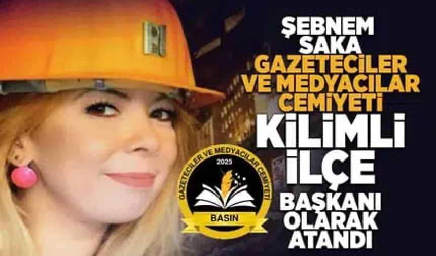 Şebnem Saka, GMC Kilimli İlçe Başkanı Oldu